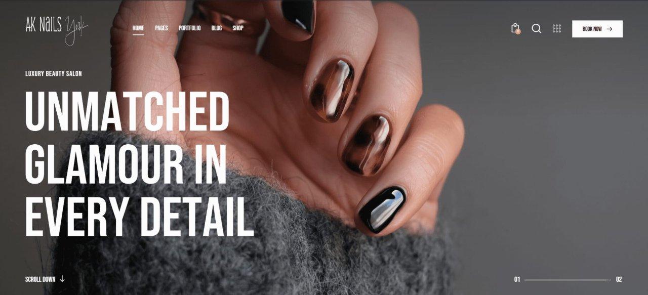 AKNails York — project screenshot